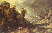 Kerstiaen de Keuninck Landscape with Tobias and the Angel oil painting picture wholesale